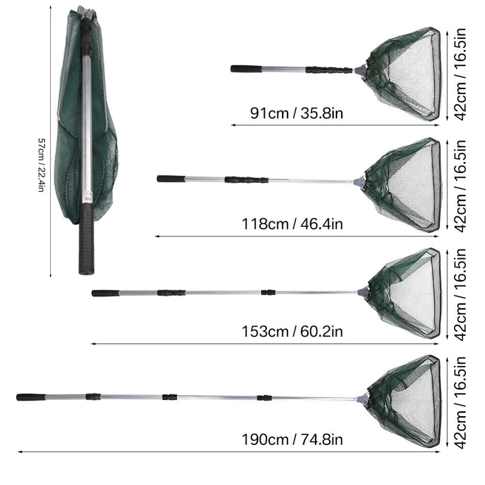 Extending Mesh Fly Fishing Net