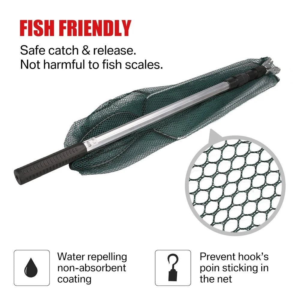 Extending Mesh Fly Fishing Net