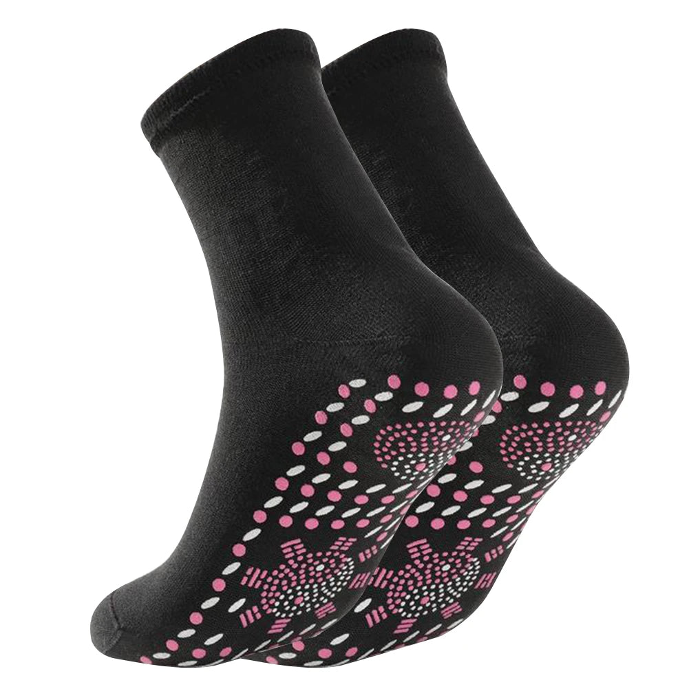 Heated outdoor winter socks