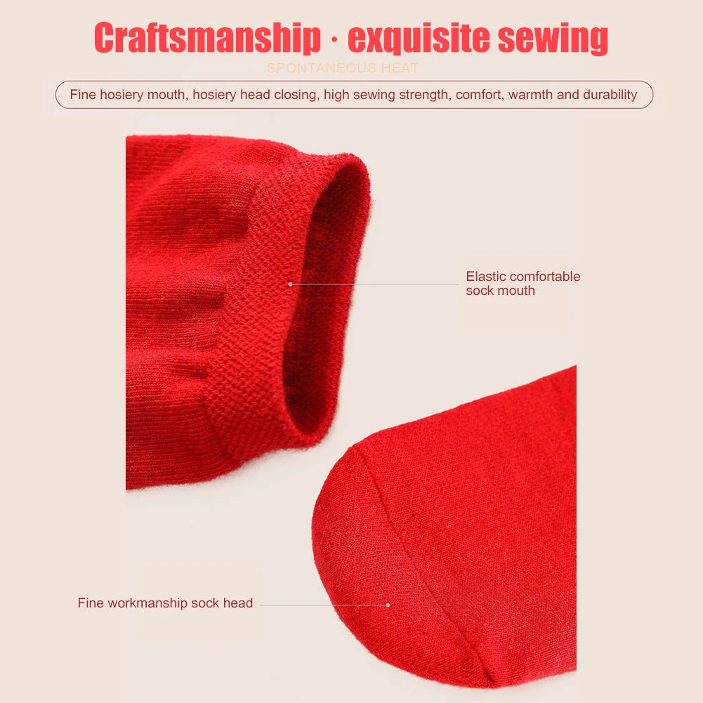 Heated outdoor winter socks