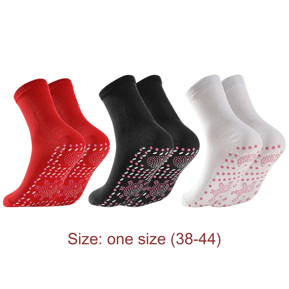 Heated outdoor winter socks