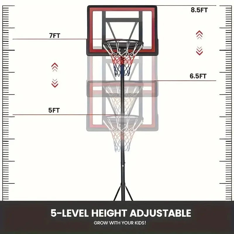 Adjustable Basketball Hoop